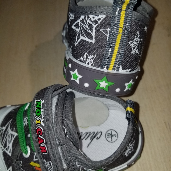 Chulis Gray/Green Ruby Sneakers Sz 5 - Picture 5 of 10